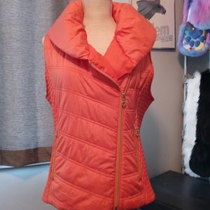 Andrew Marc Vest with Asymmetrical Zipper